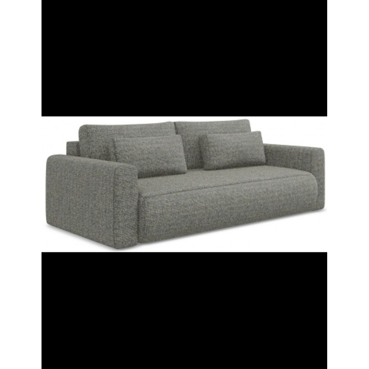 Kapua sovesofa i polyester B238 cm - Meleret grå