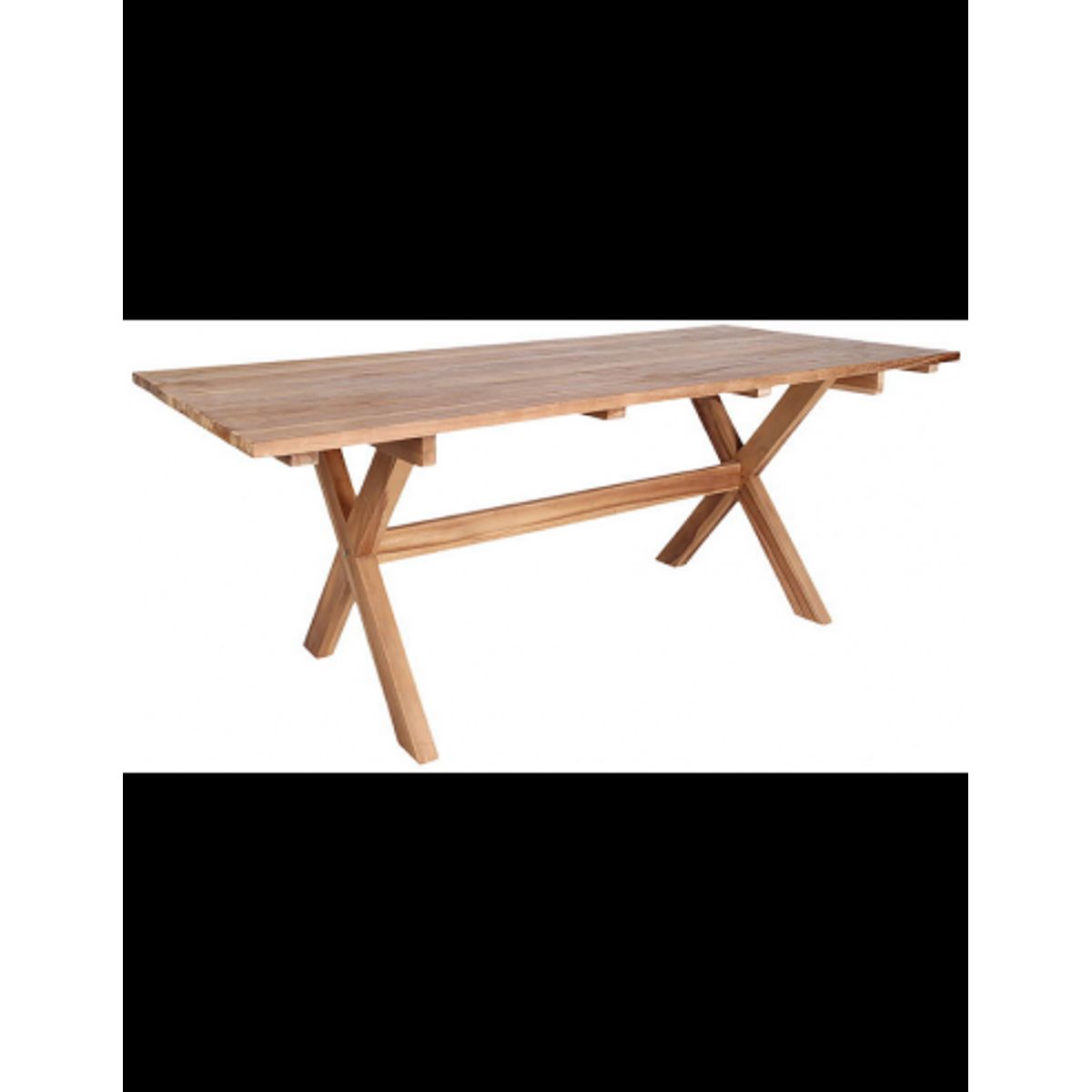 MURCIA Havebord i teaktræ H75 x B200 x D90 cm - Teak