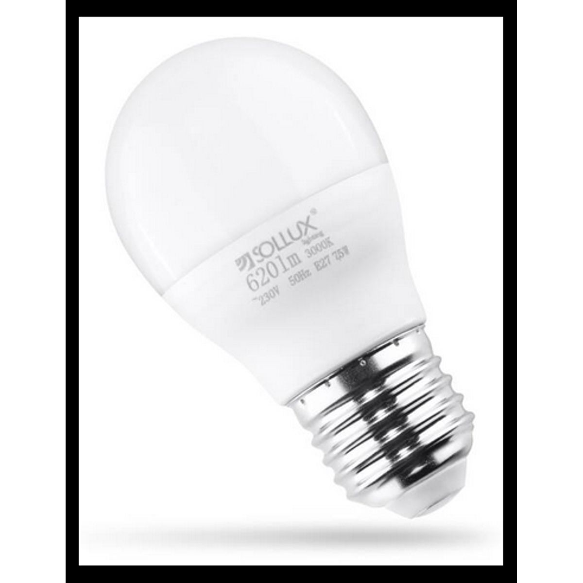 E27 LED lyskilde 3000K 7,5W 620lm