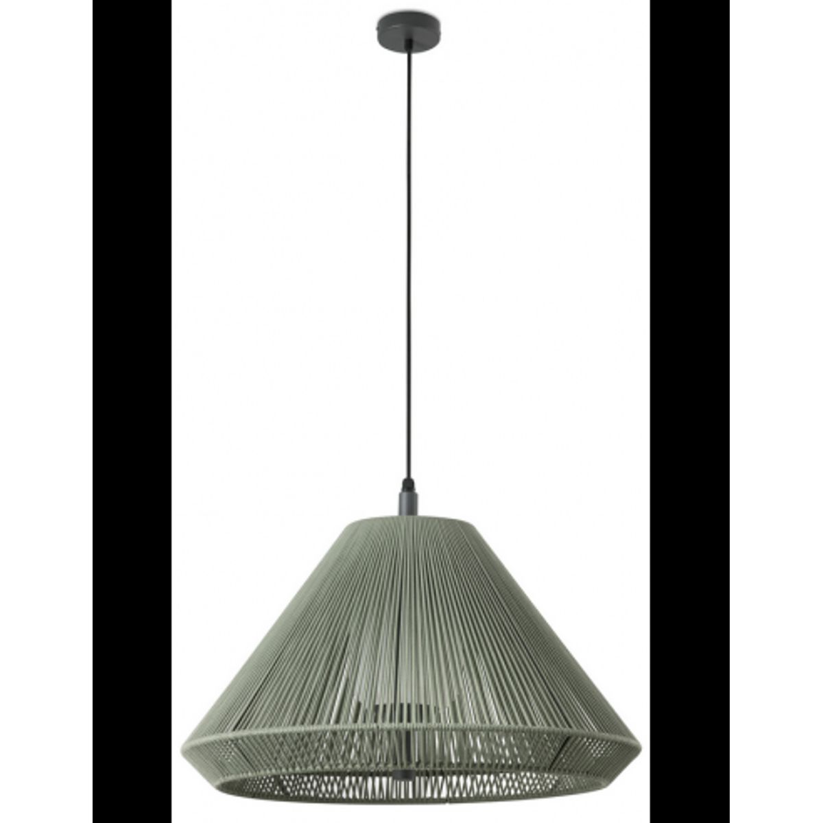 SAIGON Udendørs loftlampe i polyester reb Ø66,5 cm 1 x E27 - Olivengrøn