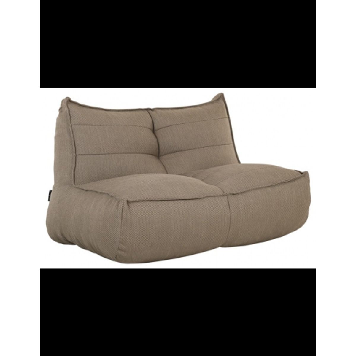 SCOPPIOS Havesofa i olefin med skumfyld 120 x 118 cm - Meleret taupe