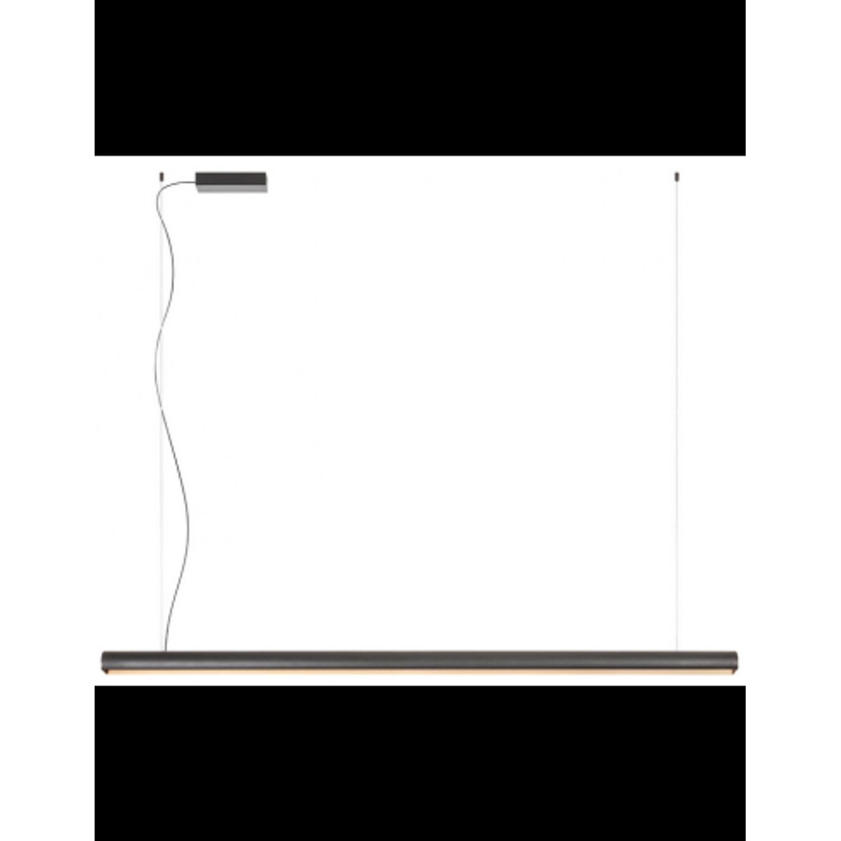 CITYLINE Langbordspendel m/touch dæmper i aluminium B180 cm 46,5W LED - Mat sort