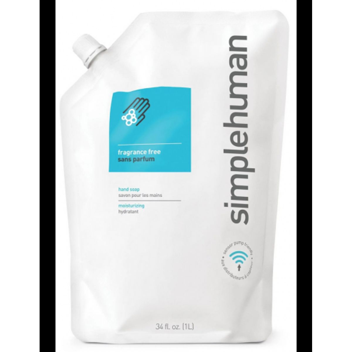 Simplehuman flydende refill håndsæbe 1000 ml - Uden duft