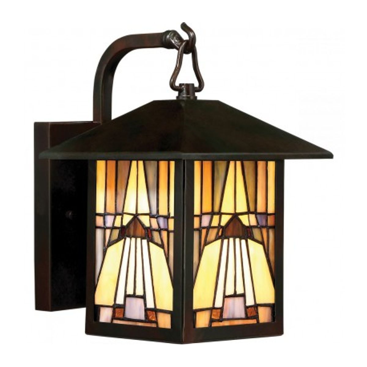 Inglenook Tiffany Udendørs Væglampe H28,7 cm 1 x E27