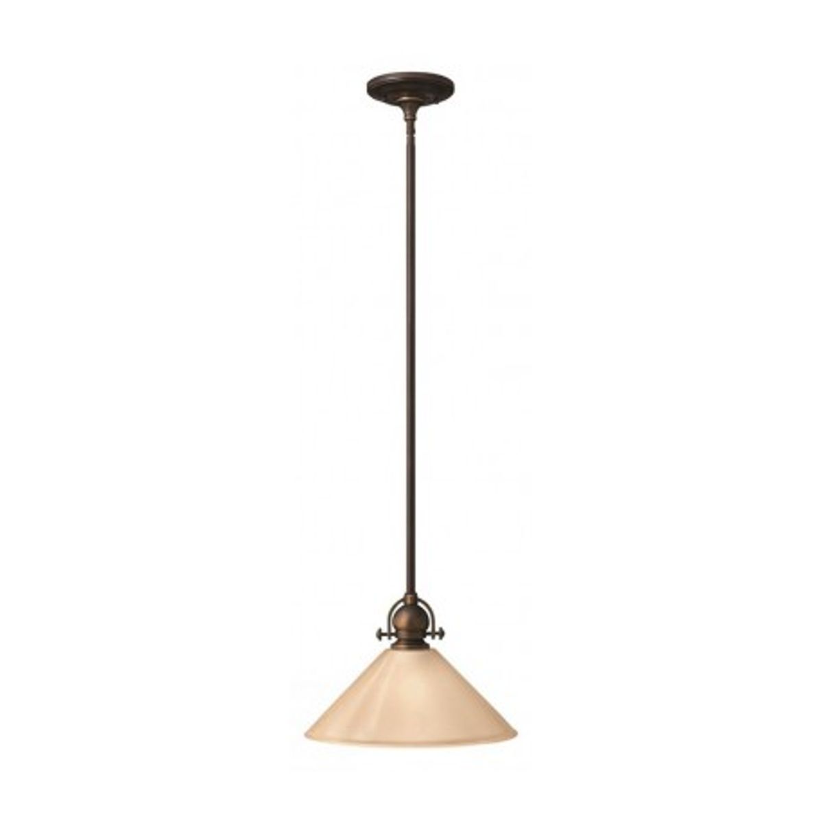 Mayflower Loftlampe Ø35,6 cm 1 x E27 - Aldret bronze/Rav