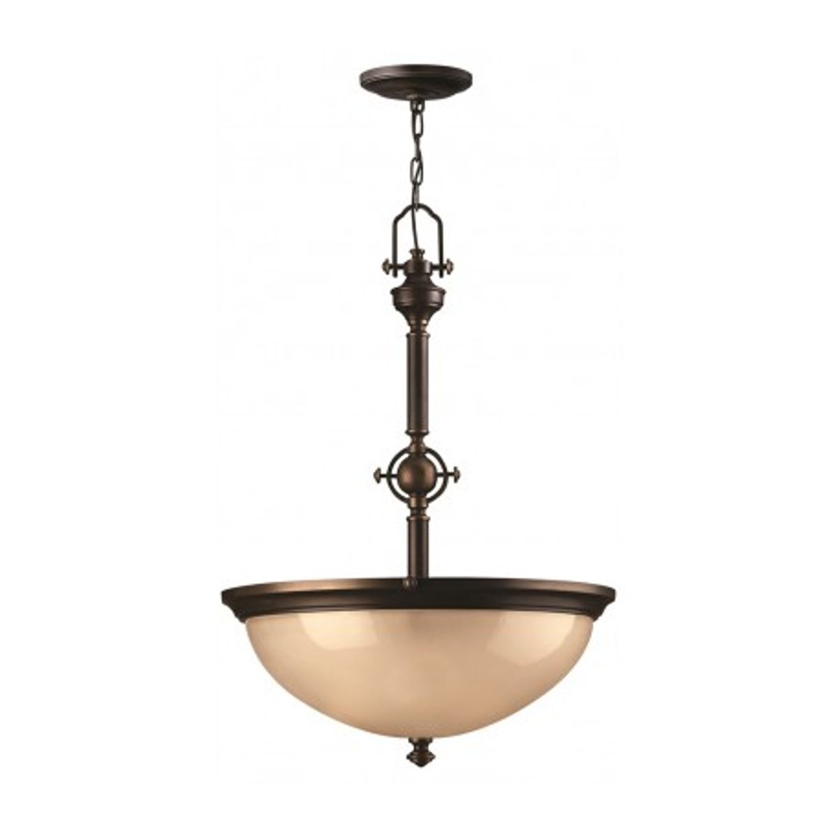 Mayflower Loftlampe Ø53,3 cm 3 x E27 - Aldret bronze/Rav