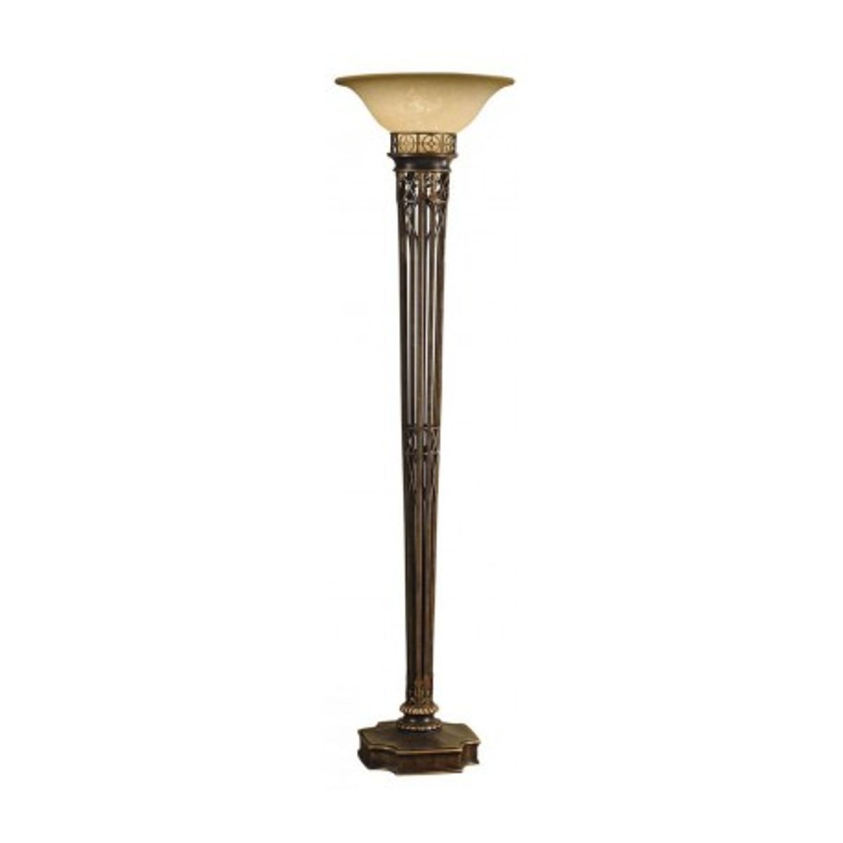 Opera Gulvlampe H189 cm 1 x E27 - Rustik bronze/Rav