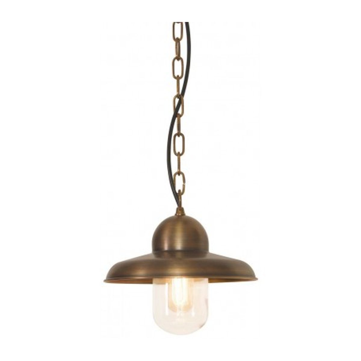 Somerton Loftlampe Ø24 cm 1 x E27 - Aldret messing