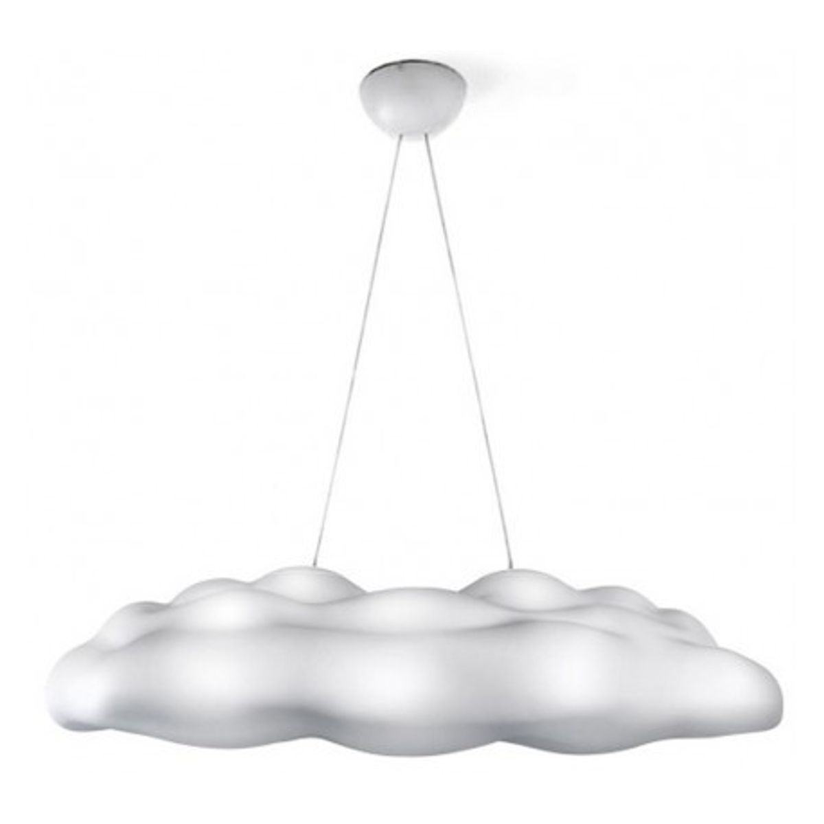 NEFOS sky inde og udendørs loftlampe 122 x 69 cm - Hvid