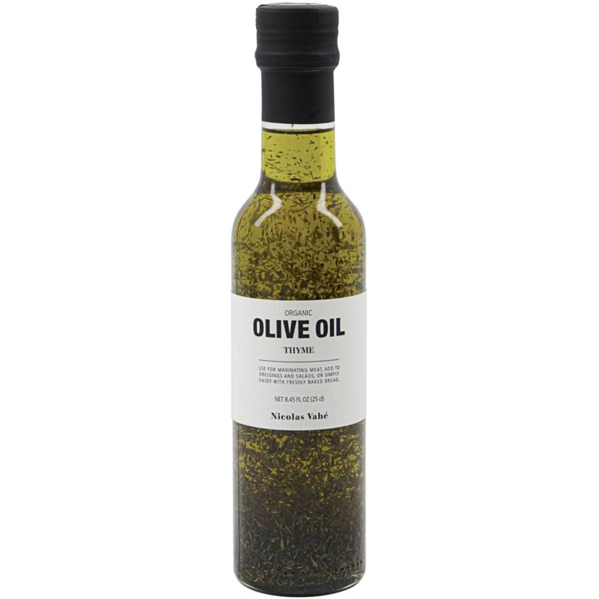 Organic olive oil with thyme