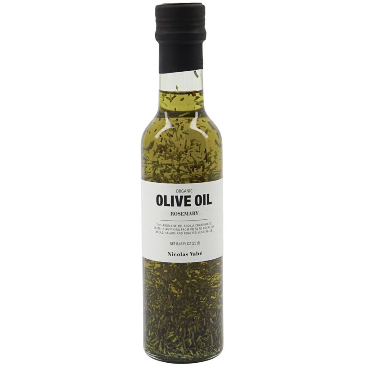 Organic olive oil with rosemary