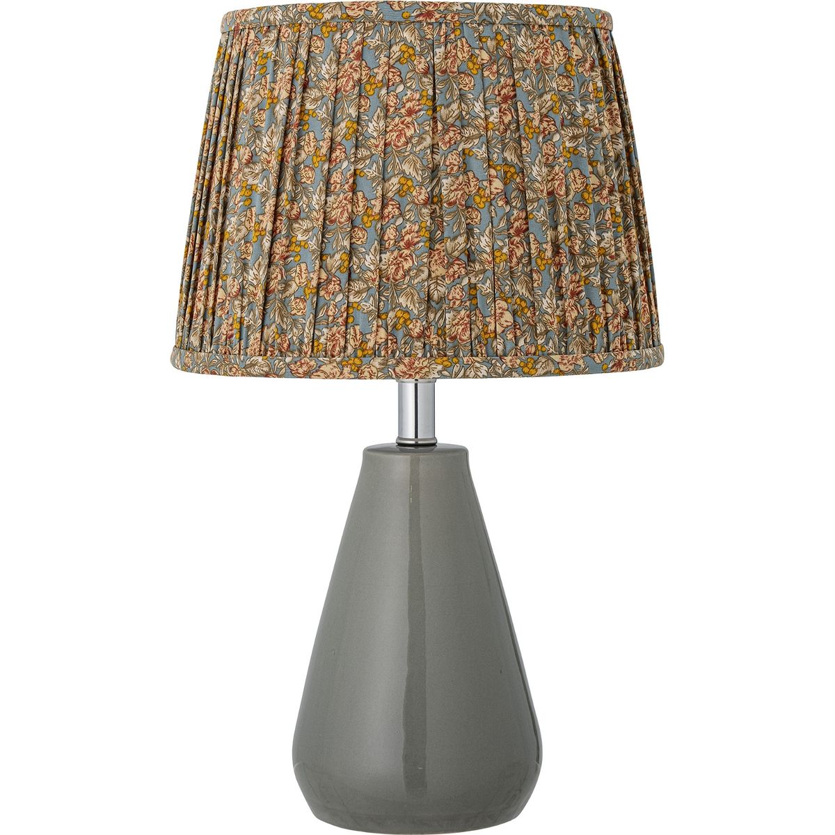 Etty, Bordlampe, grøn, sten, jern, polyester