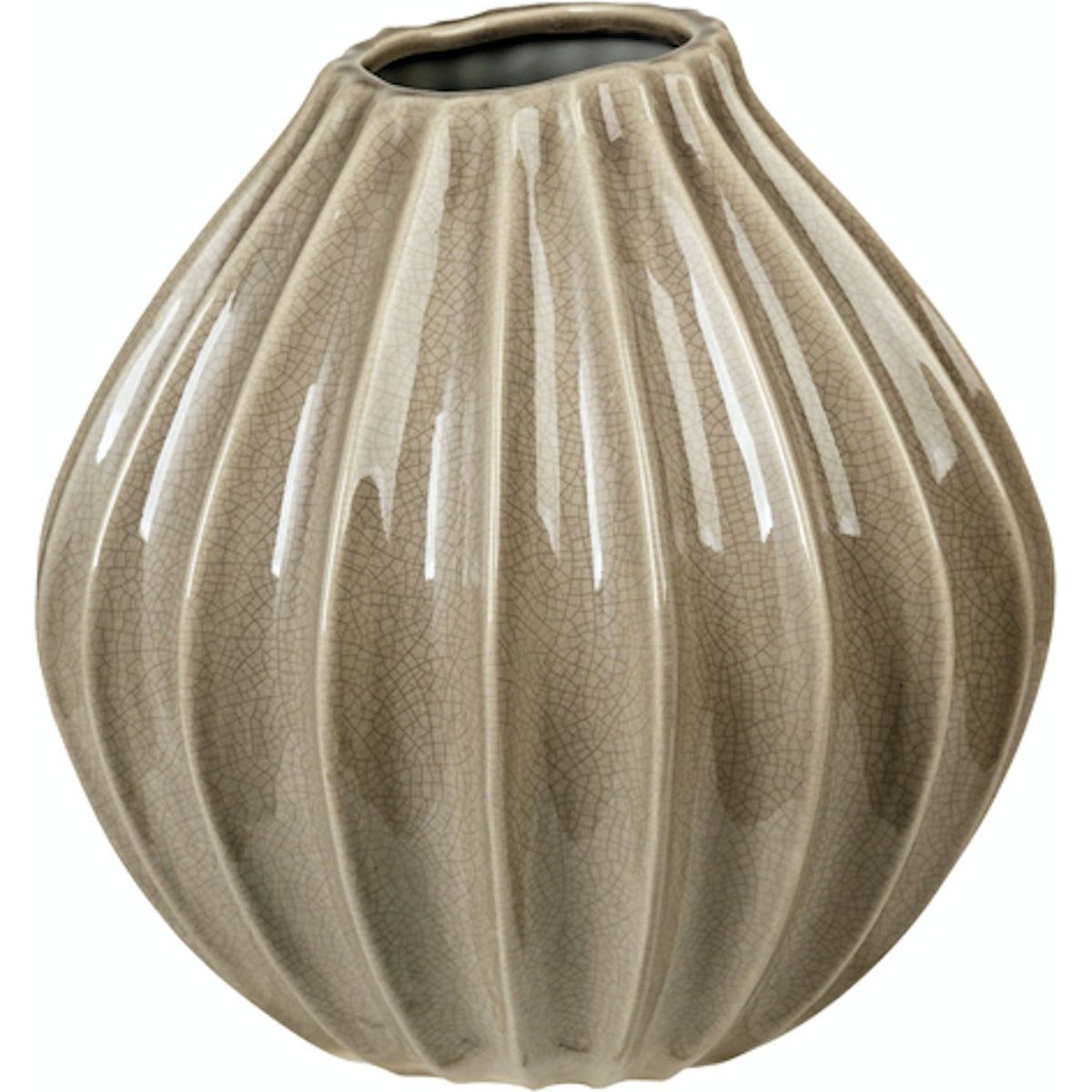 Wide, Vase, brun, H25x25 cm, keramik