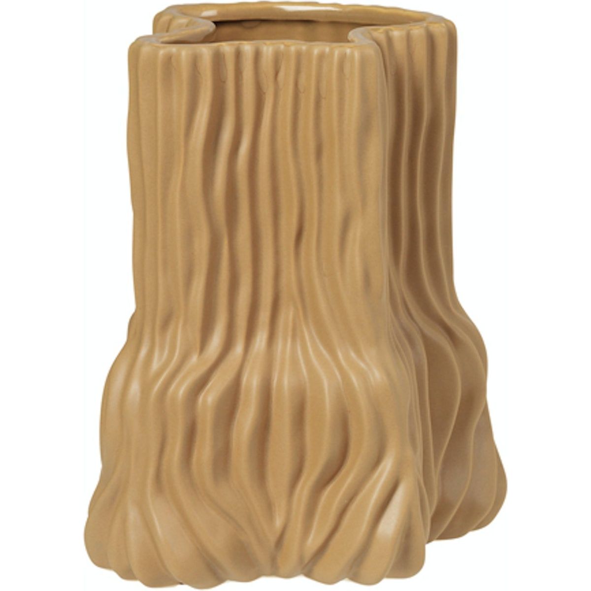 Magny, Vase, beige, H23,5x19x18,5 cm, stentøj