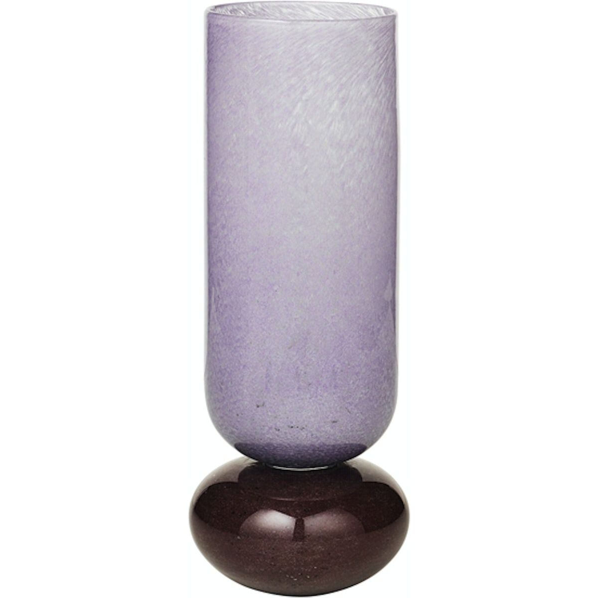 Dorit, Vase, lilla, H11,5x31 cm, mundblæst glas