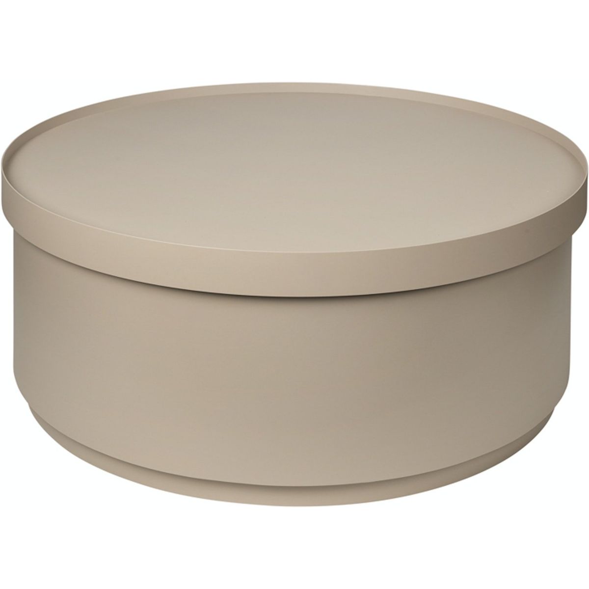 Ninna, Bord med opbevaring, beige, H75x33,5 cm