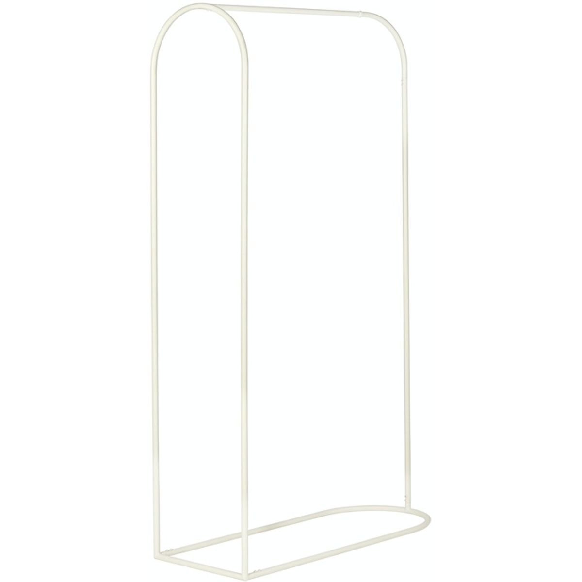 Archie, Garderobe, hvid, H165x40x90 cm, metal