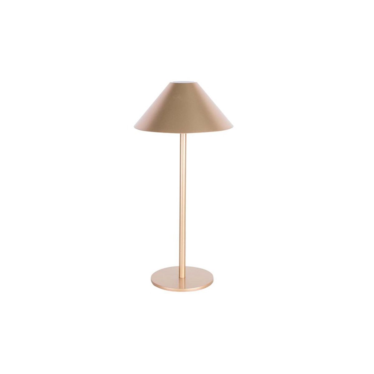 Era, Lampe, guld, H15 x31 cm, metalramme og lampeafdækning i abs