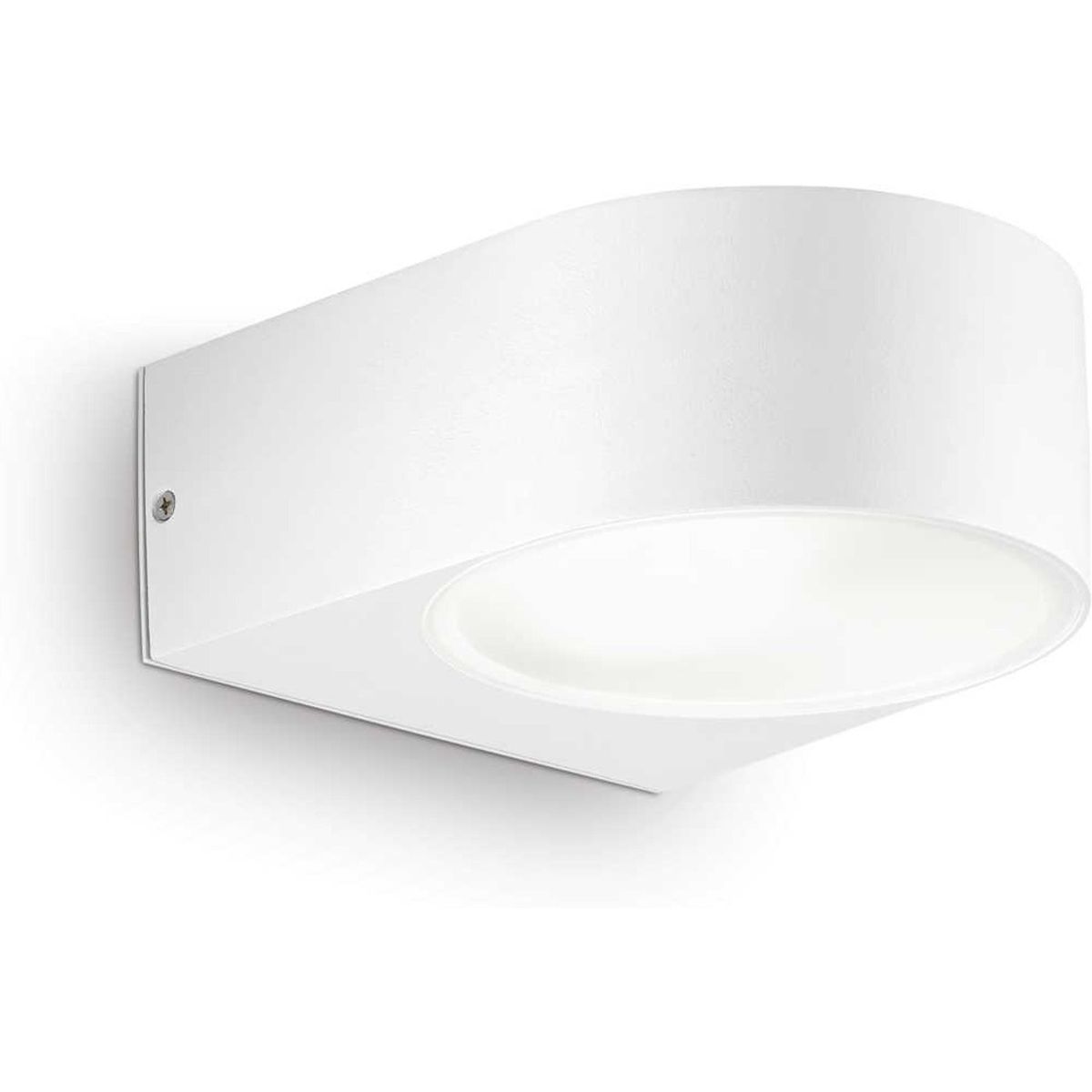 Iko, Udendørs væglampe, E27 max 1 x 60W, E27, hvid, metal, L140xH70xB190mm