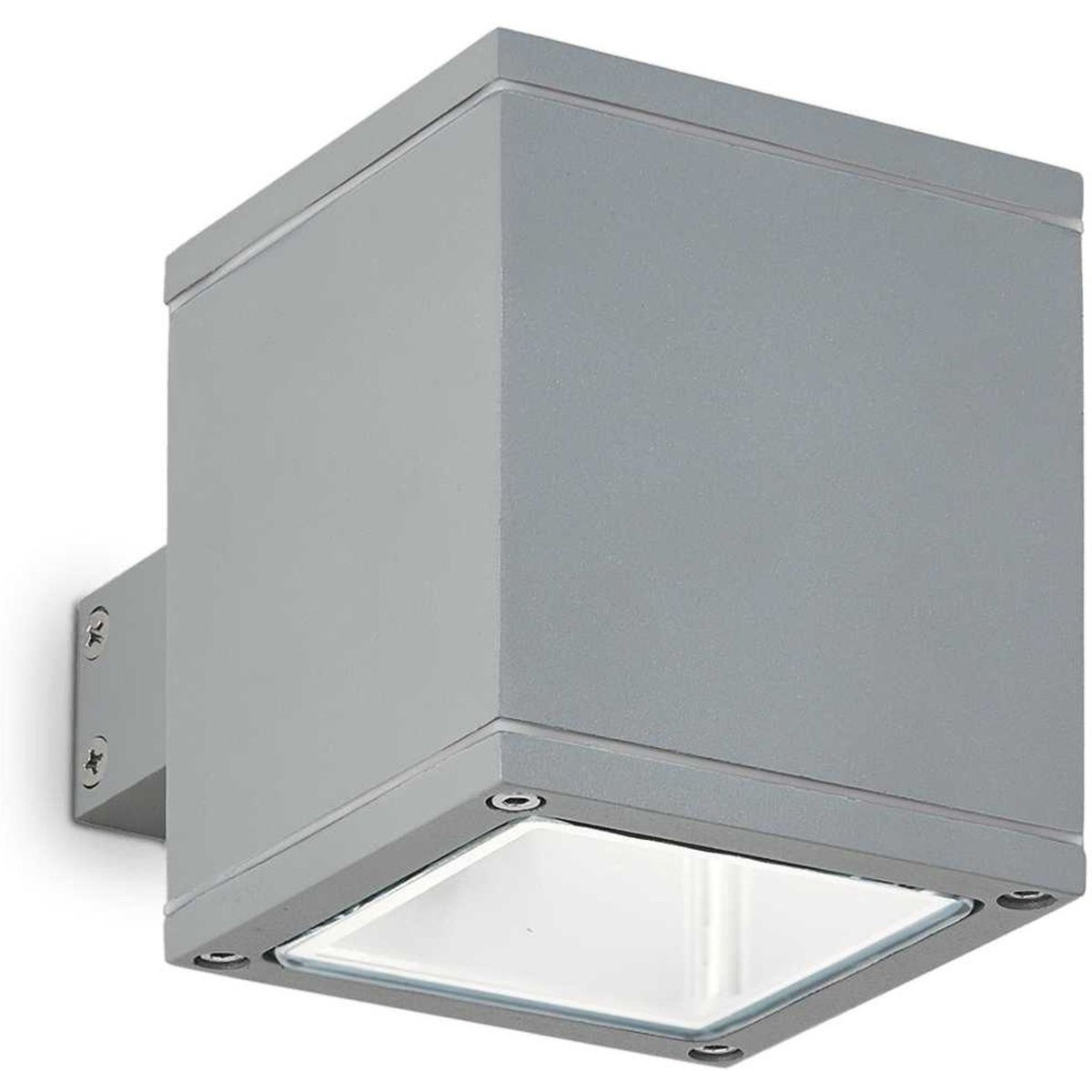 Snif Square, Udendørs væglampe, G9 max 1 x 40W, G9, grå, aluminium, metal, L90xH100xB140mm