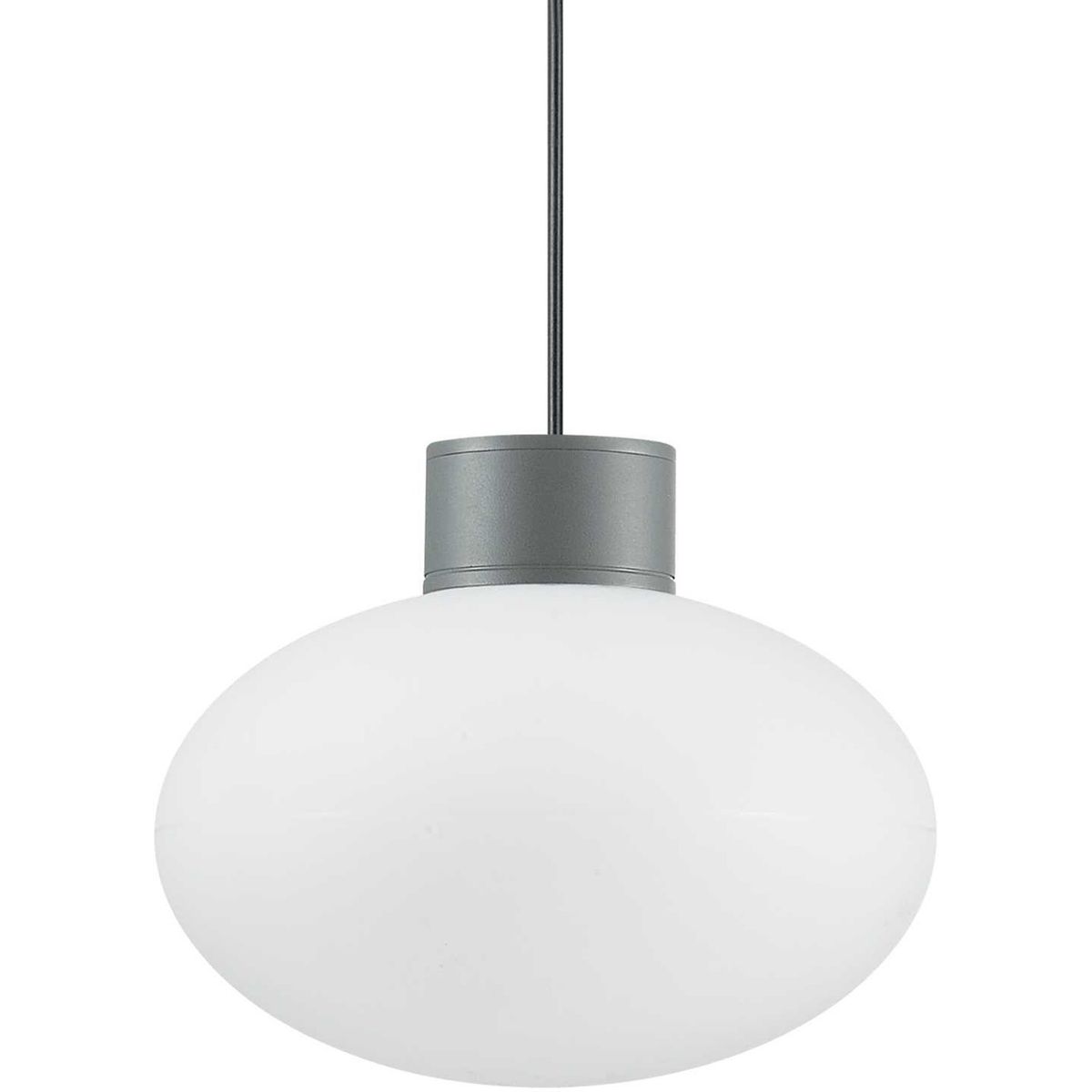 Clio, Udendørs pendel lampe, E27 max 1 x 60W, E27, antracit, aluminium, metal, Ø90xHmin120/max1005mm