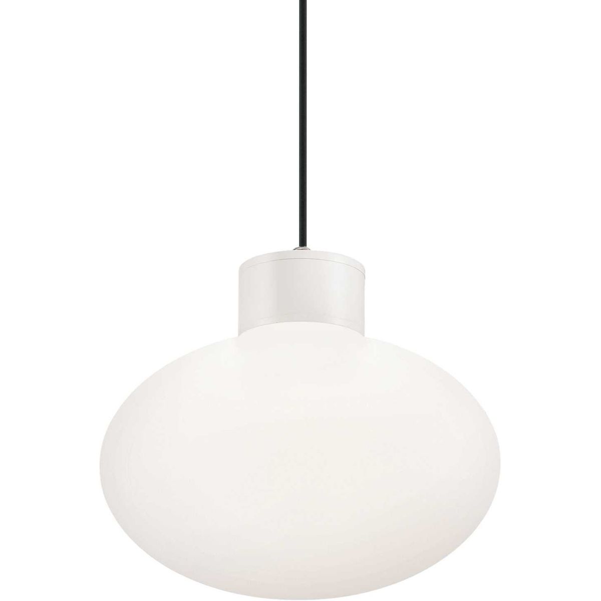 Clio, Udendørs pendel lampe, E27 max 1 x 60W, E27, hvid, aluminium, metal, Ø90xHmin120/max1005mm