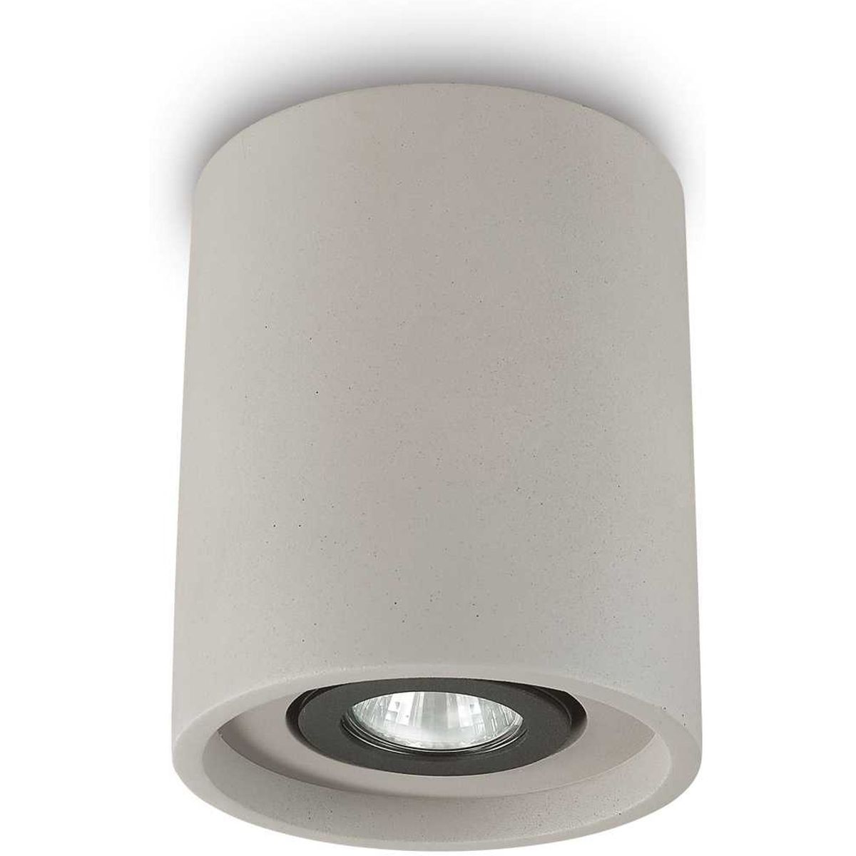 Oak, Loftslampe, GU10 max 1 x 35W, GU10, beton, Ø135xH160mm