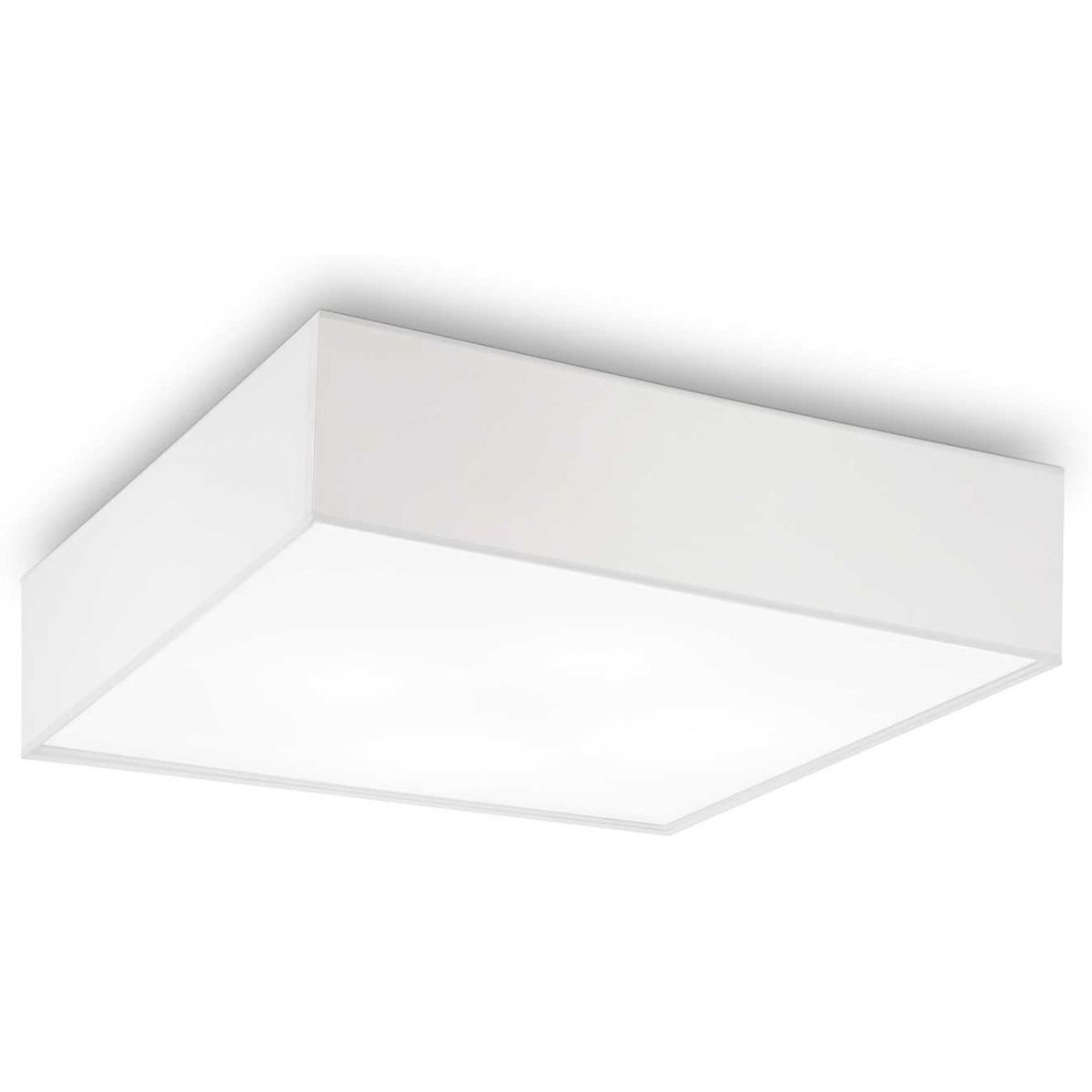 Ritz, Loftslampe, E27 max 4 x 60W, E27, hvid/krom, stof, L600xH150xB600mm