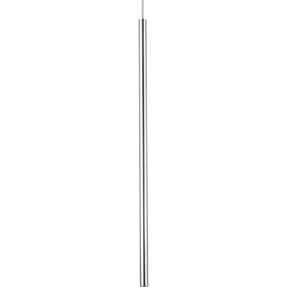 Ultrathin, Pendel lampe, LED 11,5W, LED, krom, metal, Ø30xHmin1150/max3080mm