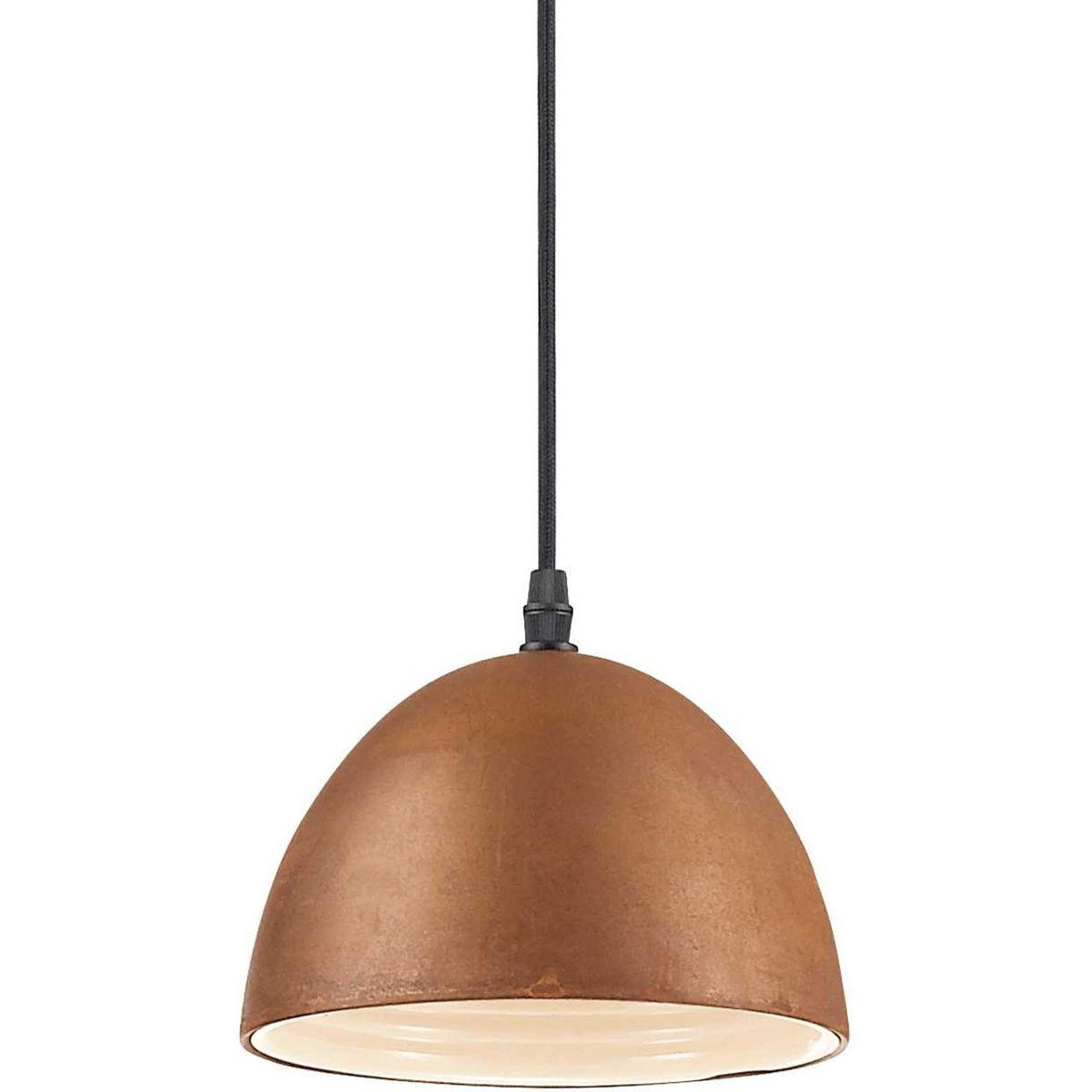 Folk, Pendel lampe, E27 max 1 x 60W, E27, corten, metal, Ø180xHmin170/max2140mm