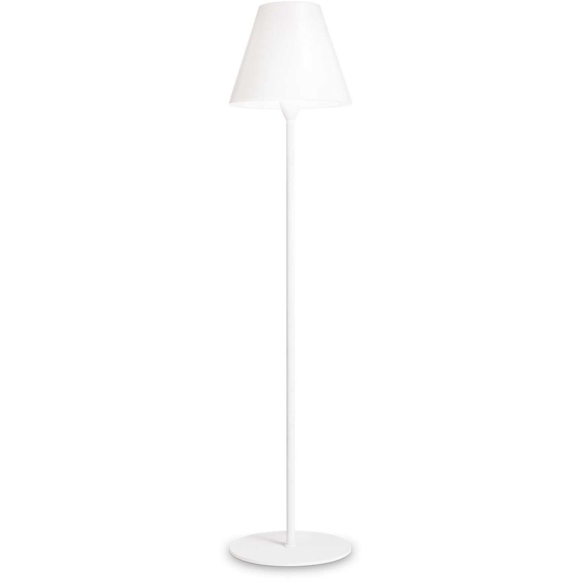 Itaca, Udendørs gulvlampe, E27 max 1 x 60W, E27, hvid, metal, plast, Ø390xH1695mm