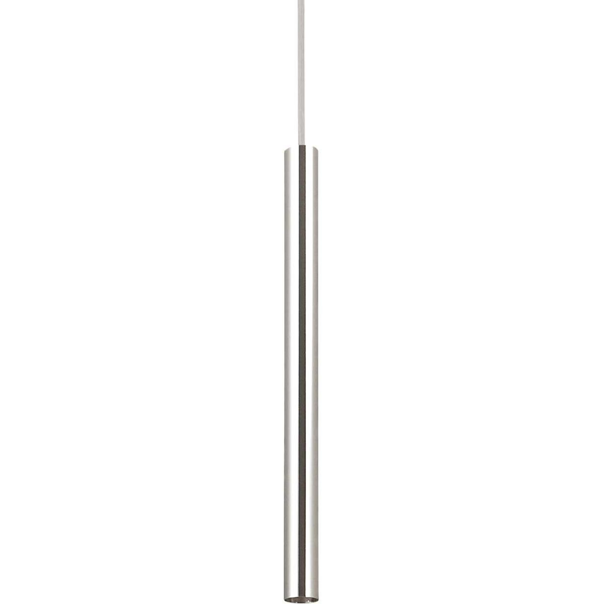 Ultrathin, Pendel lampe, LED 11,5W, LED, krom, metal, Ø30xHmin600/max2550mm