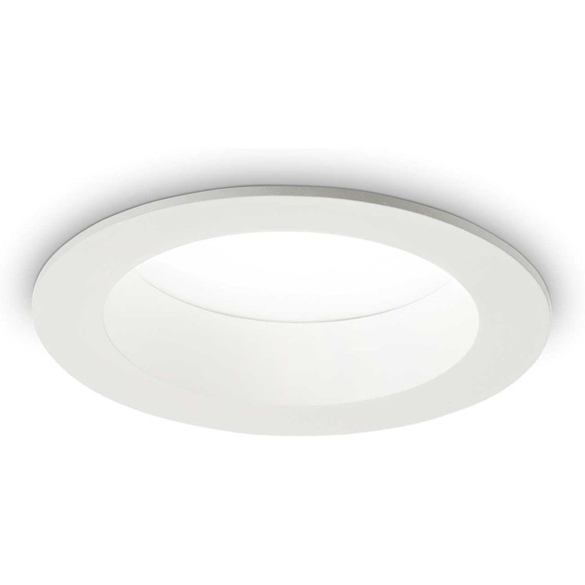 Basic Wide, Indbygningslampe, 10W, LED, 1100 lumen/4000 kelvin, aluminium, metal, Ø103xH58mm