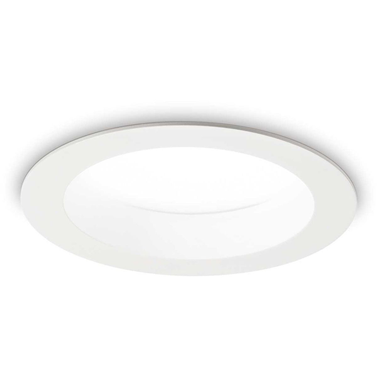 Basic Wide, Indbygningslampe, 15W, LED, 1650 lumen/4000 kelvin, aluminium, metal, Ø144xH71mm