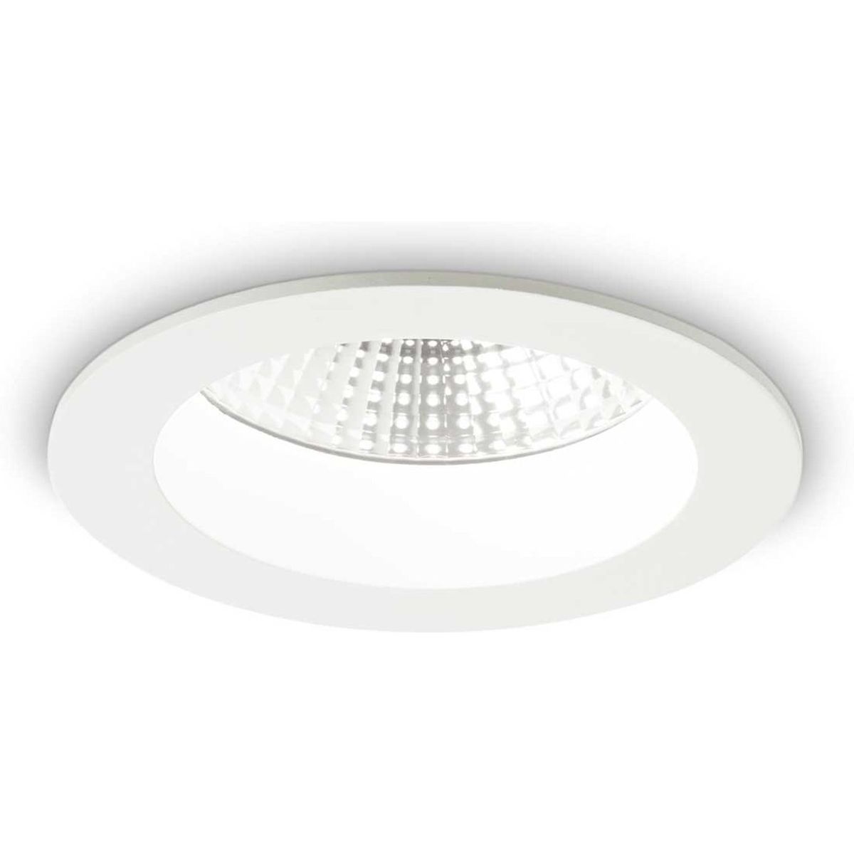 Basic Accent, Indbygningslampe, 10W, LED, 1000 lumen/3000 kelvin, aluminium, metal, Ø103xH58mm