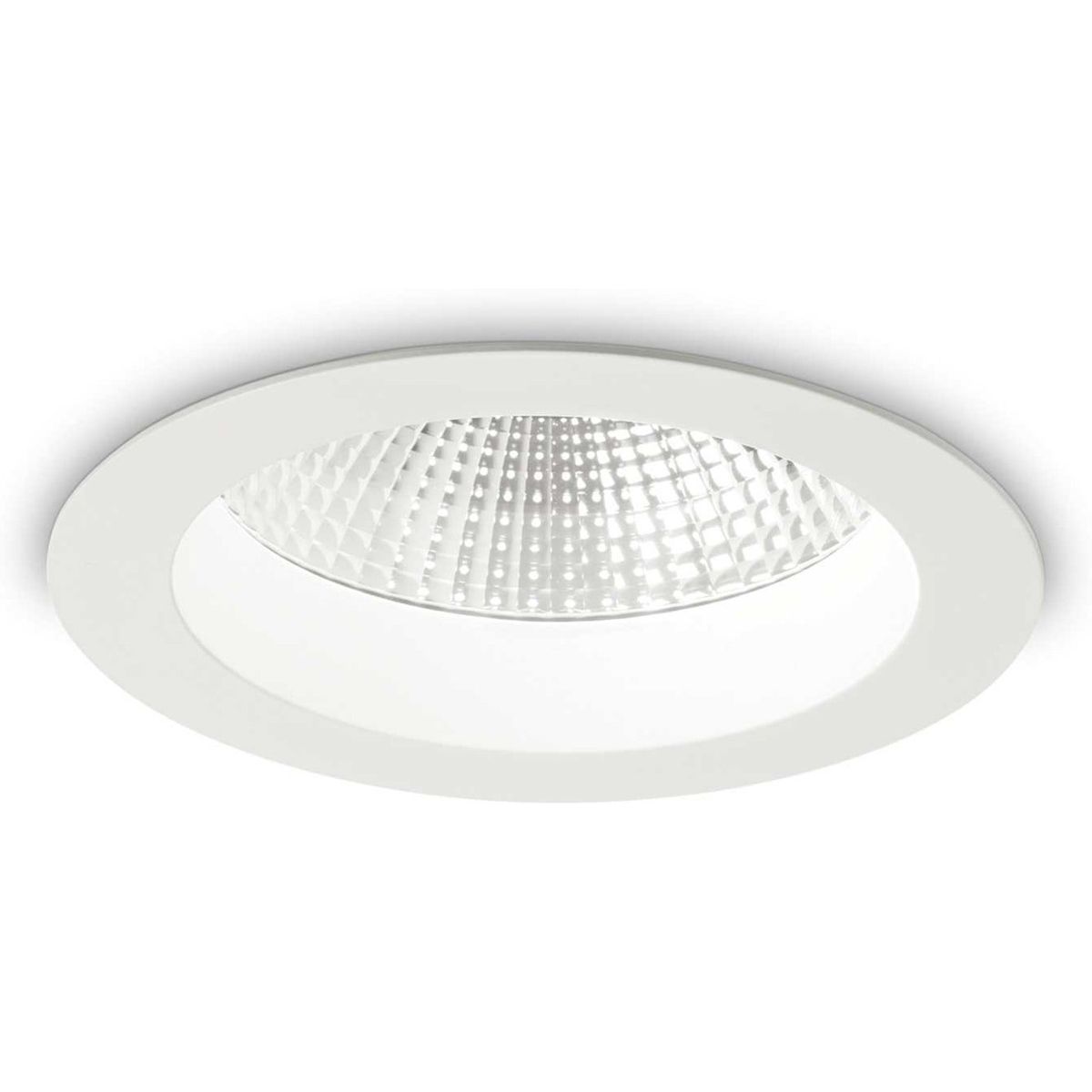 Basic Accent, Indbygningslampe, 20W, LED, 1900 lumen/3000 kelvin, aluminium, metal, Ø144xH71mm