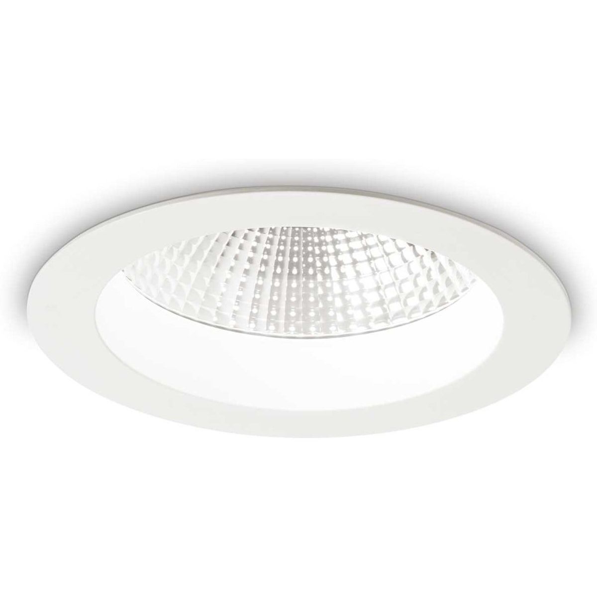 Basic Accent, Indbygningslampe, 15W, LED, 1650 lumen/4000 kelvin, aluminium, metal, Ø144xH71mm