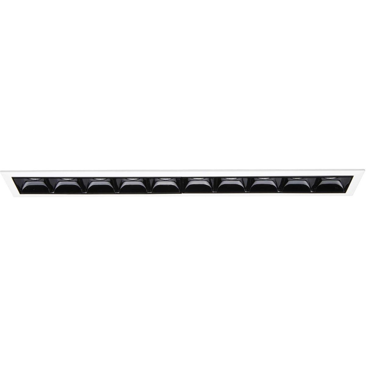 Lika, Indbygningslampe, 21W, LED, hvid/grå, aluminium, metal, L278xH48xB45mm