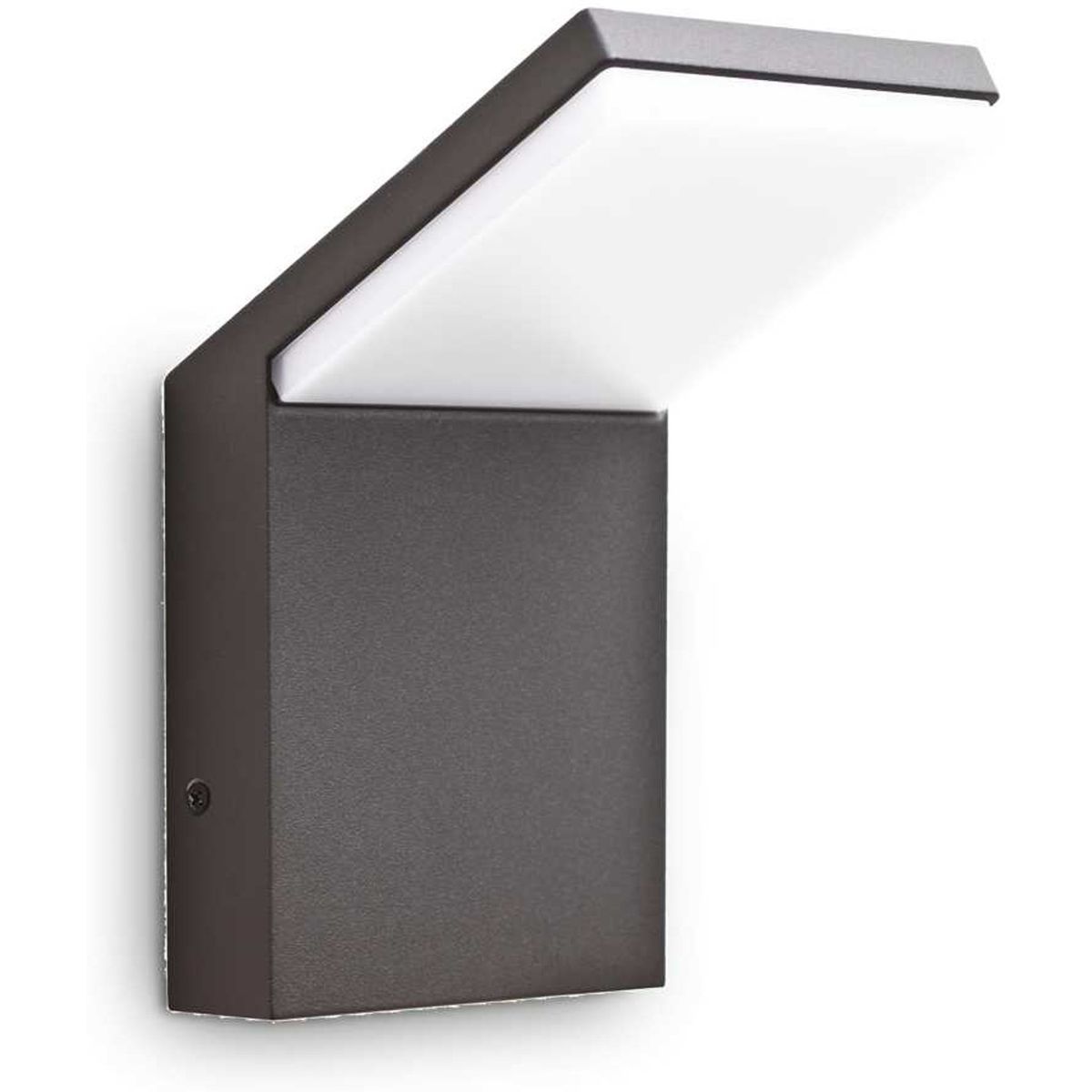 Style, Udendørs væglampe, LED 9W, LED, antracit, aluminium, metal, L100xH170xB105mm