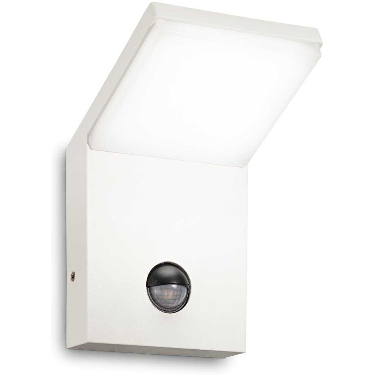 Style, Udendørs væglampe, LED 9,5W, LED, hvid/4000 kelvin, aluminium, metal, L100xH170xB105mm