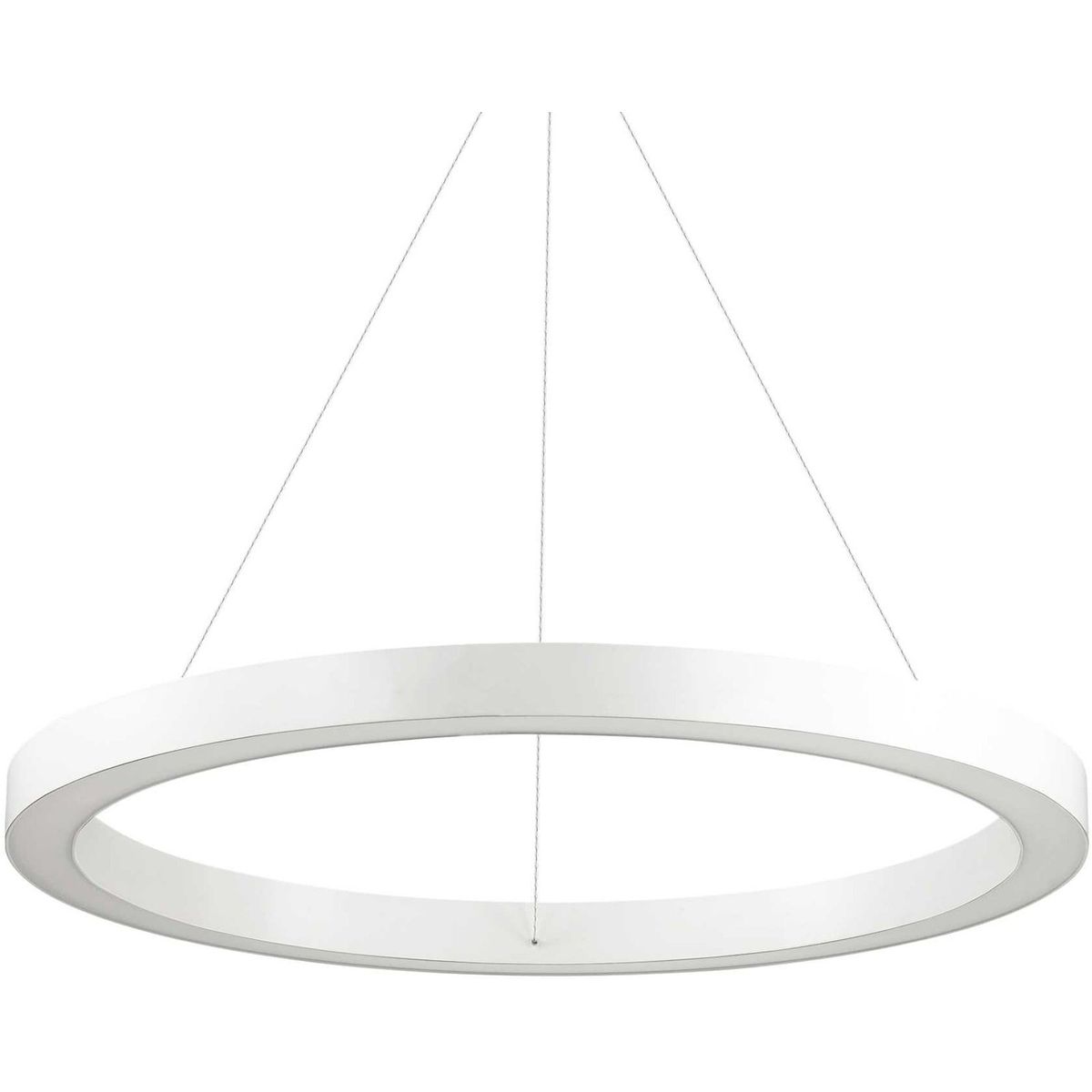 Oracle, Pendel lampe, LED 43W, LED, hvid, aluminium, metal, plast, Ø700xHmin105/max2100mm