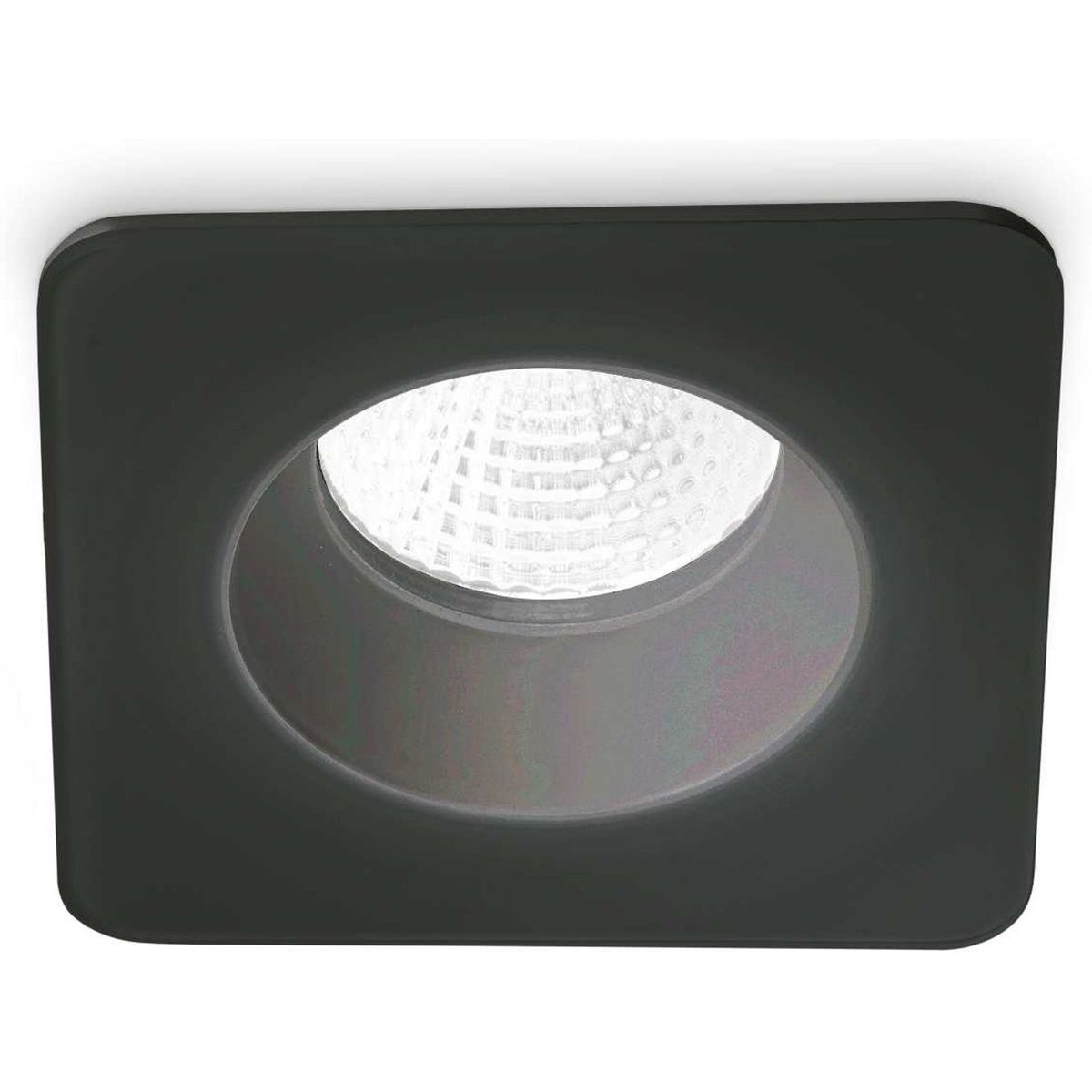 Room-65, Indbygningslampe, 8W, LED, sort, aluminium, metal, L100xH50xB83mm