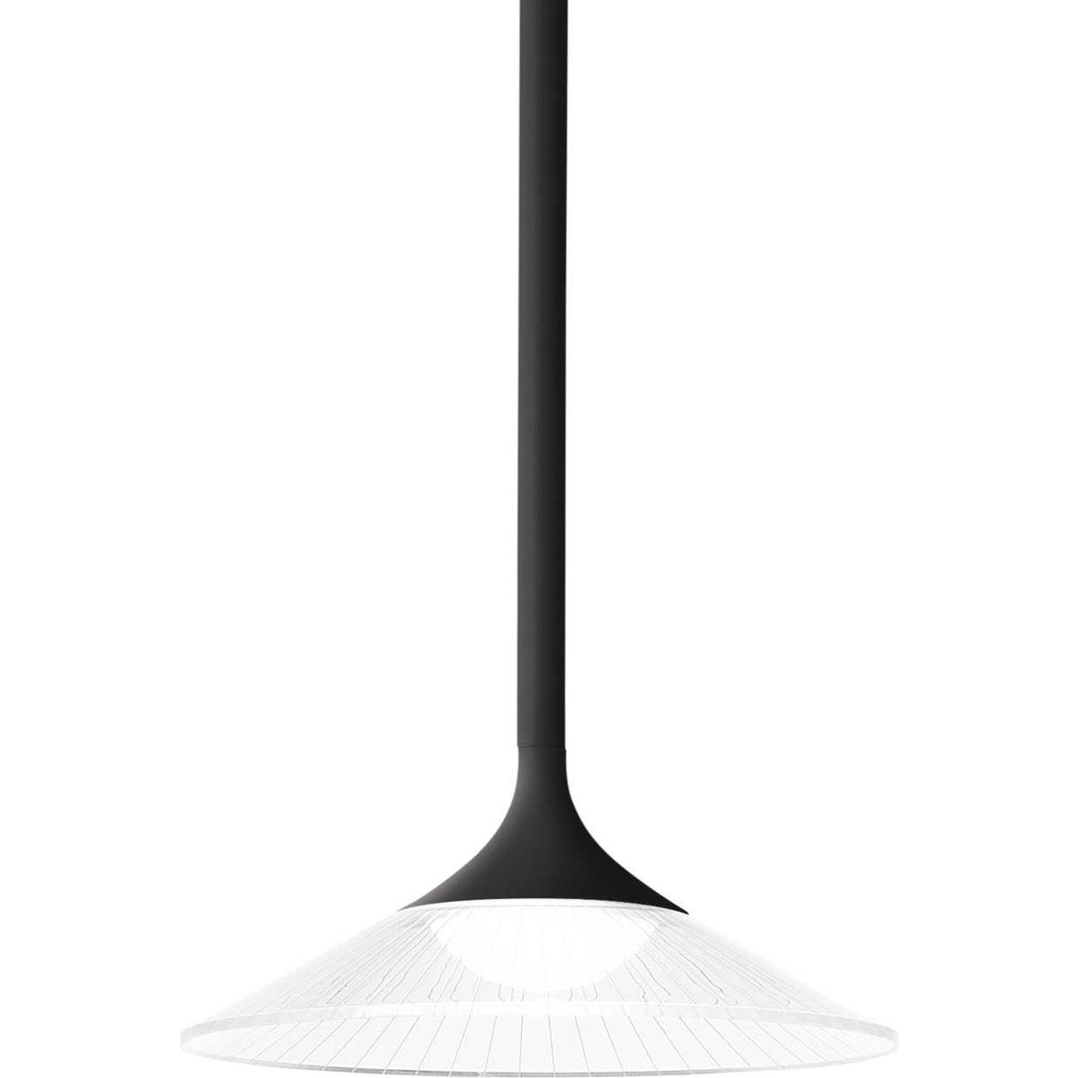 Tristan, Pendel lampe, LED 5W, LED, sort, aluminium, metal, Ø180xHmin430/max1870mm