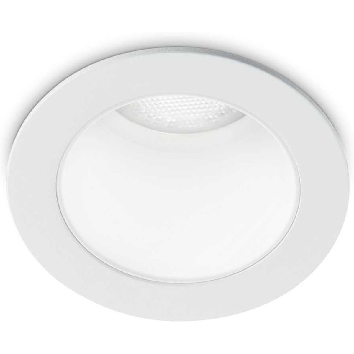 Quark, Indbygningslampe, 8W, LED, hvid/sort, aluminium, metal, Ø48xH61mm