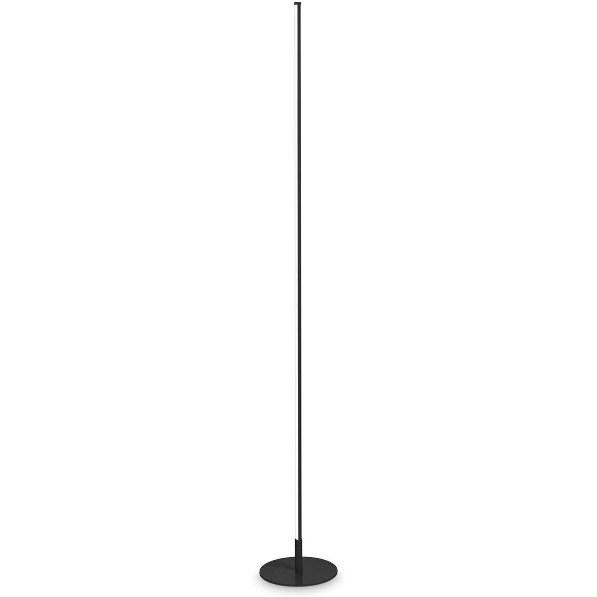 Yoko, Gulvlampe, LED 17W, LED, sort, aluminium, metal, plast, Ø200xH1465mm