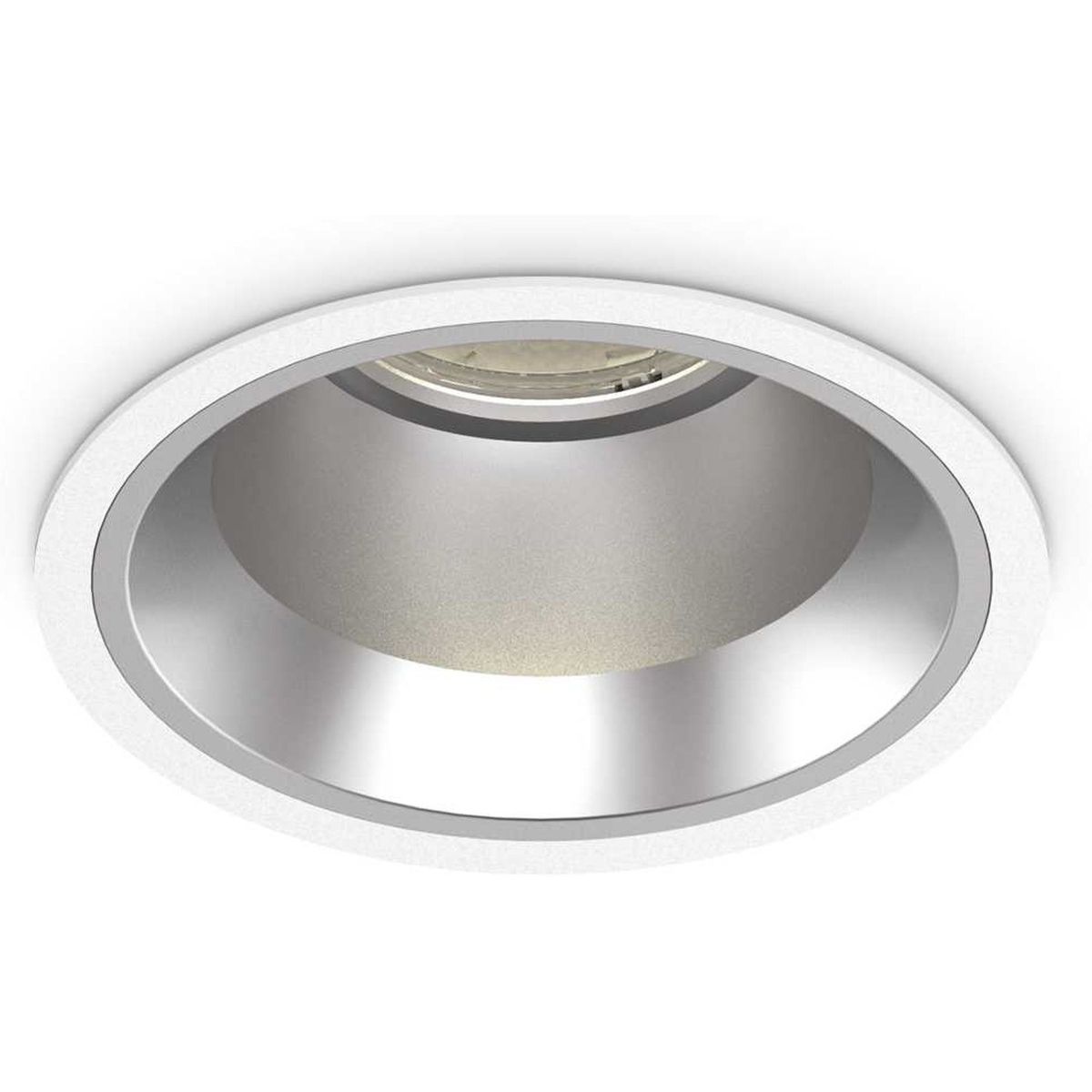 Off, Indbygningslampe, 15W, LED, hvid/4000 kelvin, aluminium, metal, Ø110xH76mm