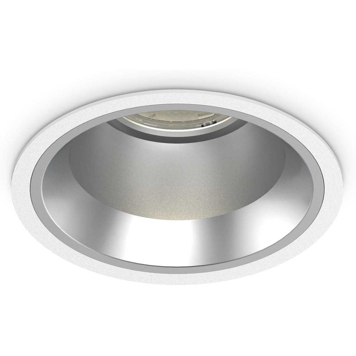 Off, Indbygningslampe, 28W, LED, hvid/4000 kelvin, aluminium, metal, Ø162xH100mm