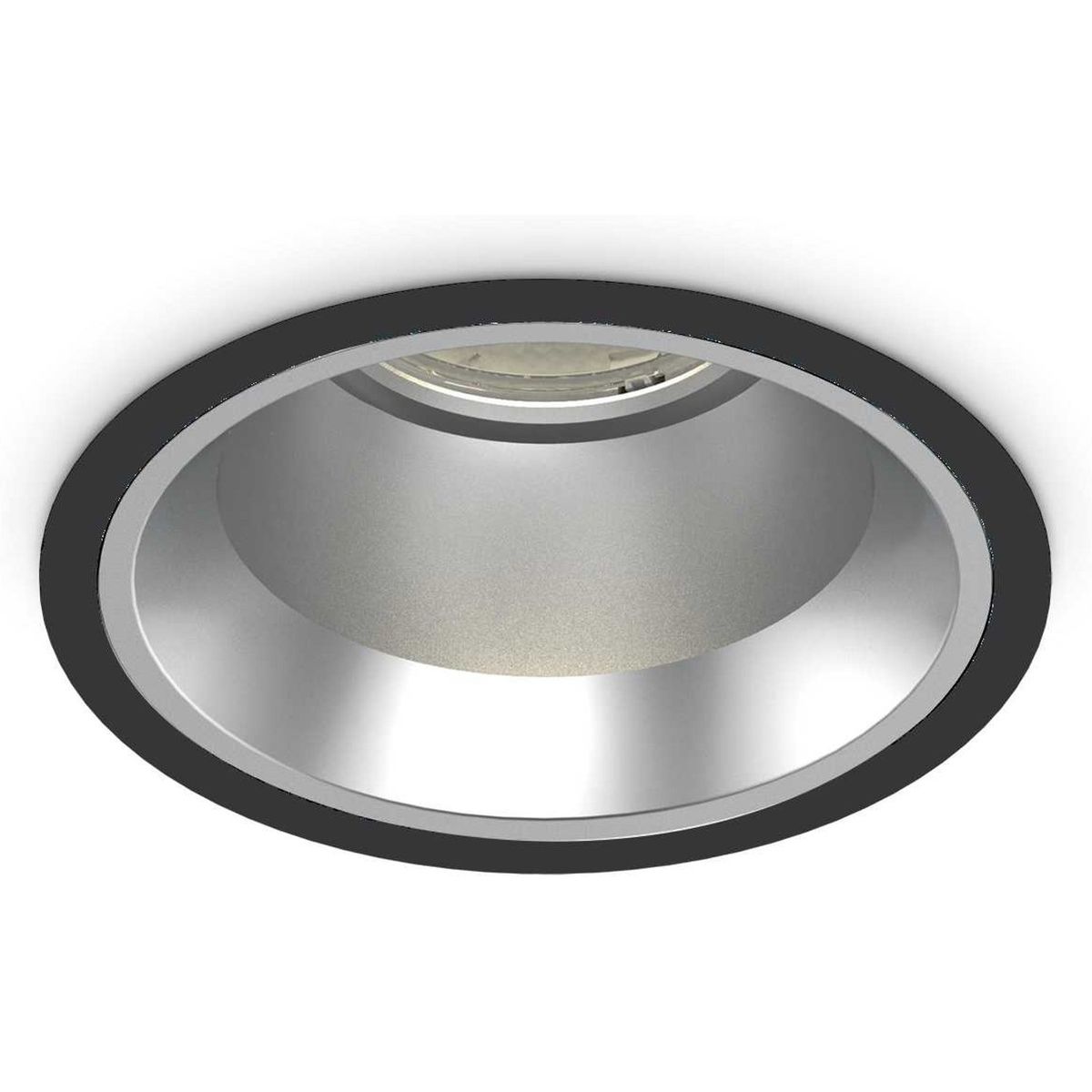 Off, Indbygningslampe, 28W, LED, sort/4000 kelvin, aluminium, metal, Ø162xH100mm