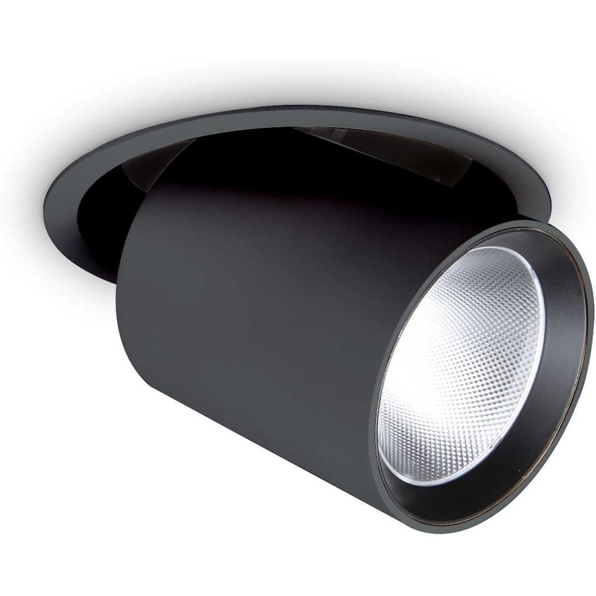 Nova, Indbygningslampe, 30W, LED, sort/4000 kelvin, aluminium, metal, Ø150xH138mm