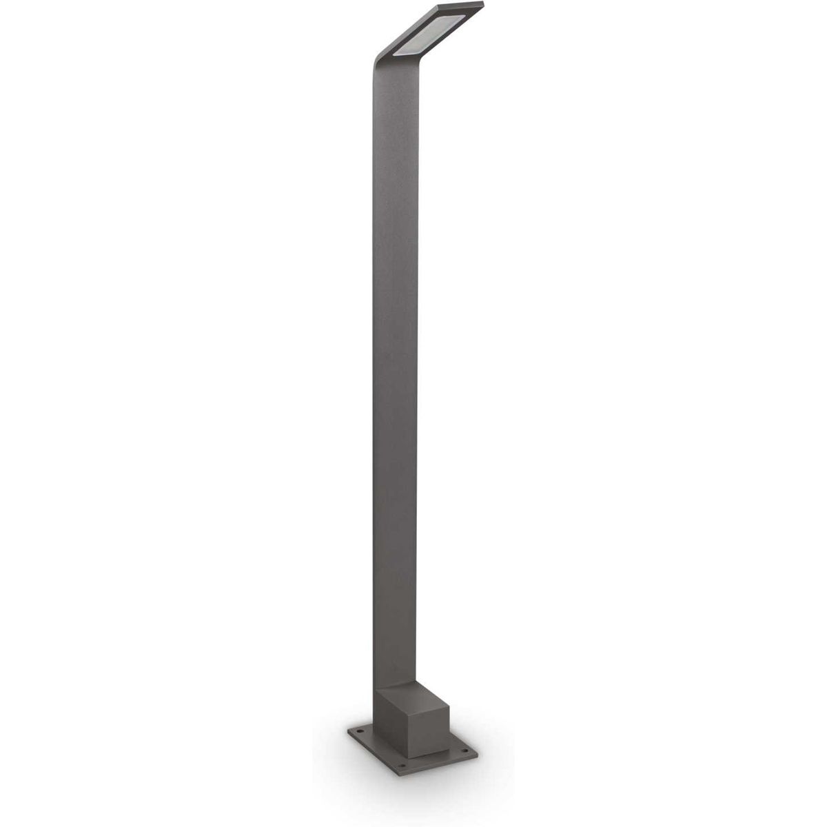 Agos, Udendørs gulvlampe, LED 6,5W, LED, antracit/4000 kelvin, aluminium, metal, L95xH800xB150mm